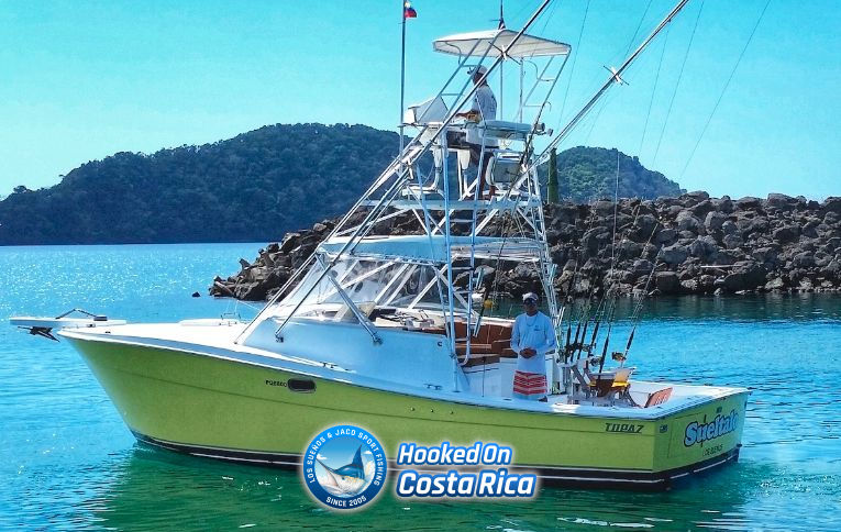 Best Jaco fishing charter boat in Herradura near Los Sueños Marina